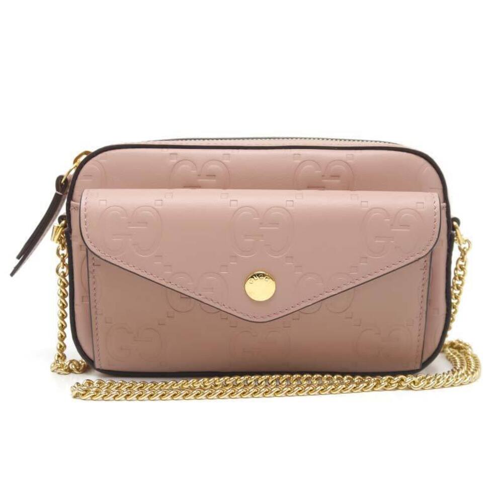 Gucci GG Shoulder Bag Pink Crossbody
